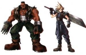 Barret Wallace e Cloud Strife, de Final Fantasy VII